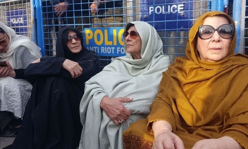Imran Khan’s sisters Aleema Khan, Uzma Khan and Noreen Niazi, whose detention Punjab has extended by another 30 days, according to a report submitted to the Lahore High Court.